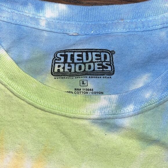 Steven Rhodes my first voo doo doll funny tie dye hippie style rainbow T-Shirt - Picture 3 of 4